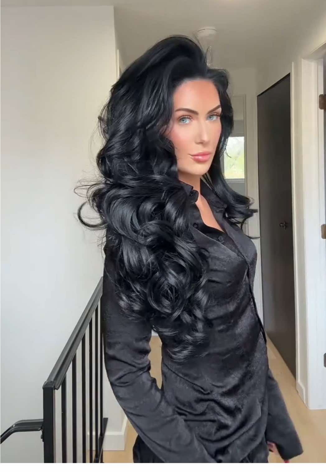 TikTok post by @kalawetzel for Color Wow Hair. Caption reads: Unwrap your glossiest blowout  yet this holiday....