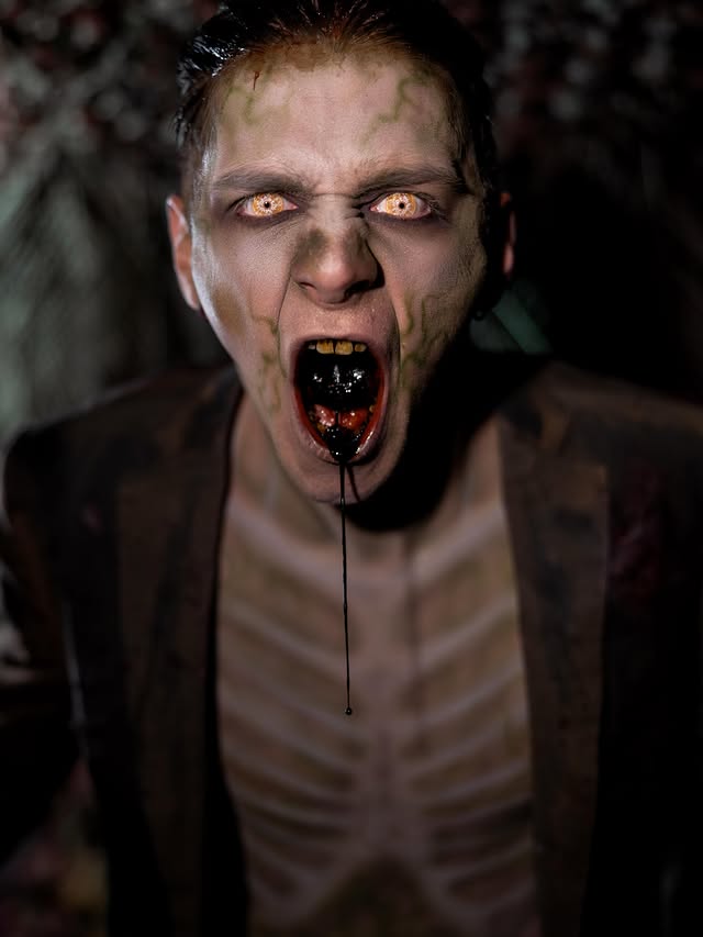 Instagram post by @proaiirmakeup for MocoQueen. Caption reads: Let’s hear it 4 my Zombie boyfriend • • • 📸:....
