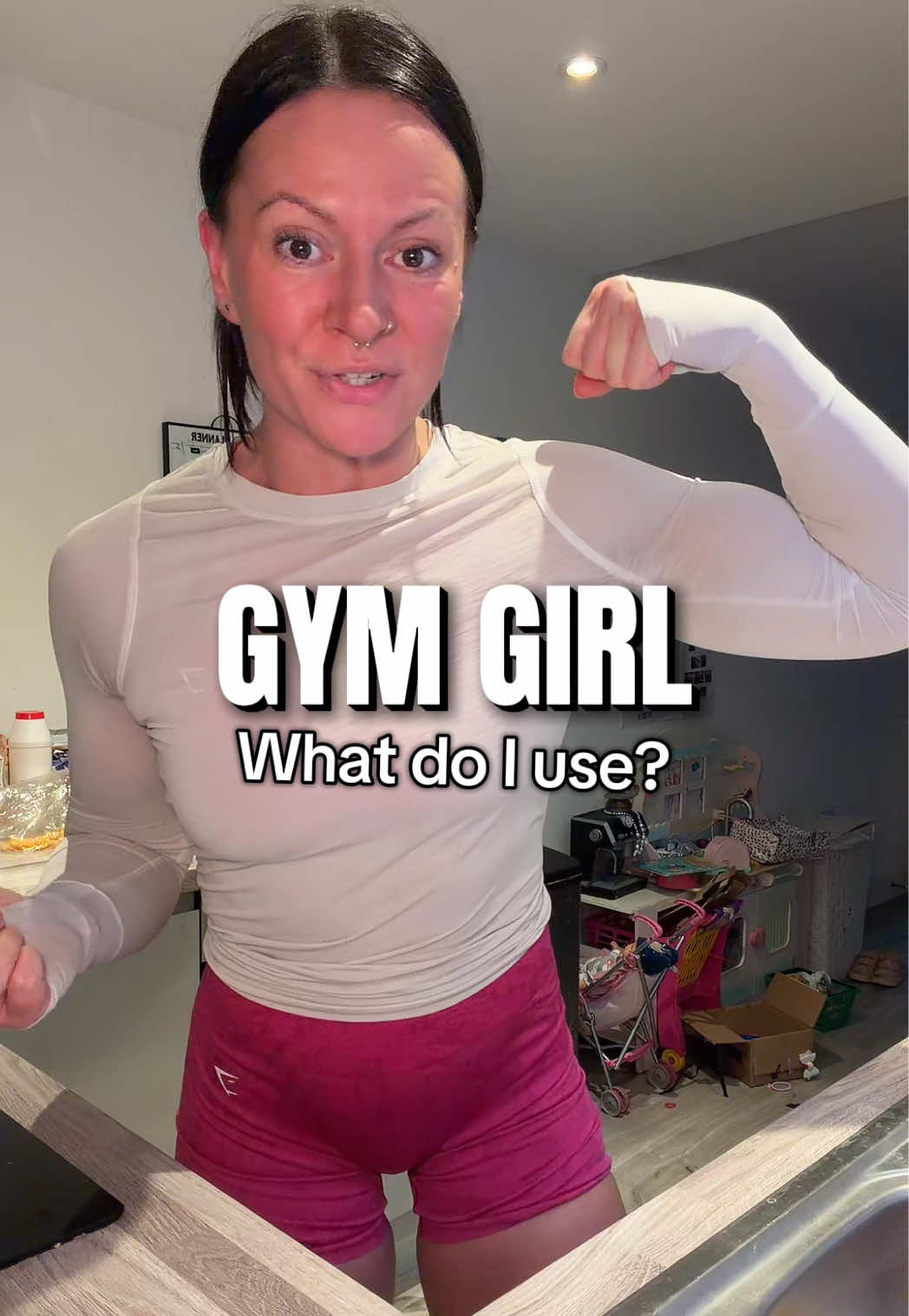 TikTok post by @teags.weightloss for Applied Nutrition. Caption reads: [...] LTD @myprotein @Per4m Better @Applied....