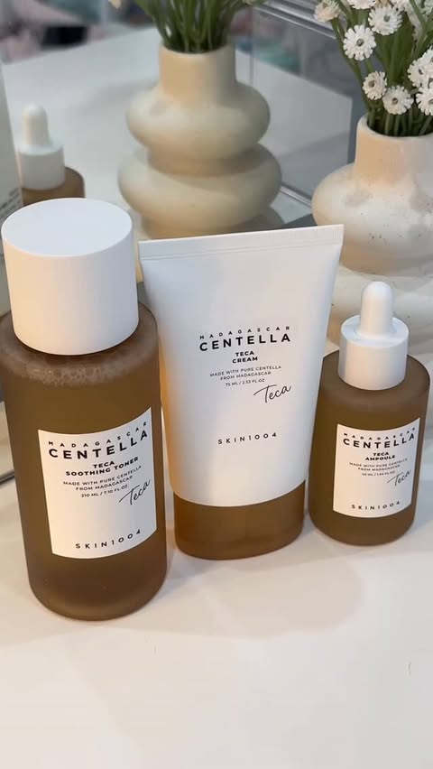 Instagram post by an influencer for BAZZAAL. Caption reads: [...] #teca #skin1004 Gifted by # @bazzaal_....