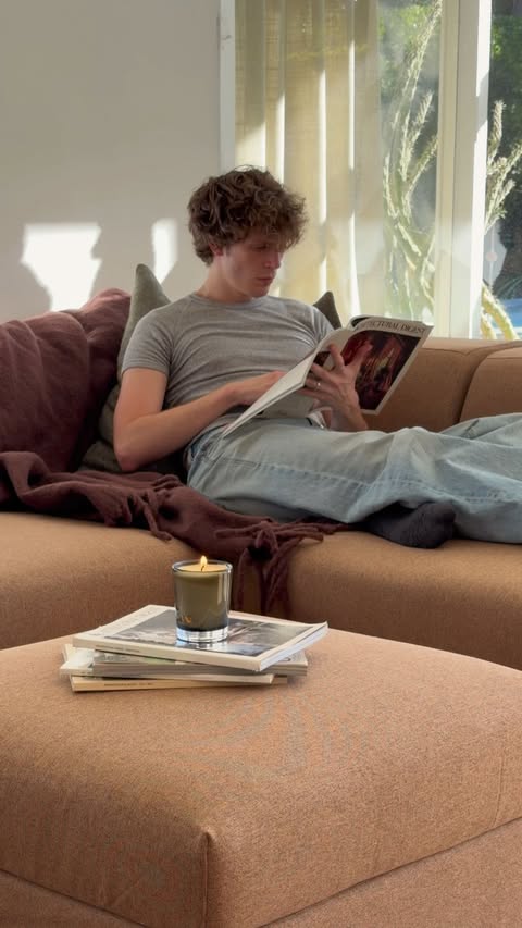 Instagram post by @bridgerbauman for Cozey. Caption reads: [...] in Palm Springs and I got to work with....