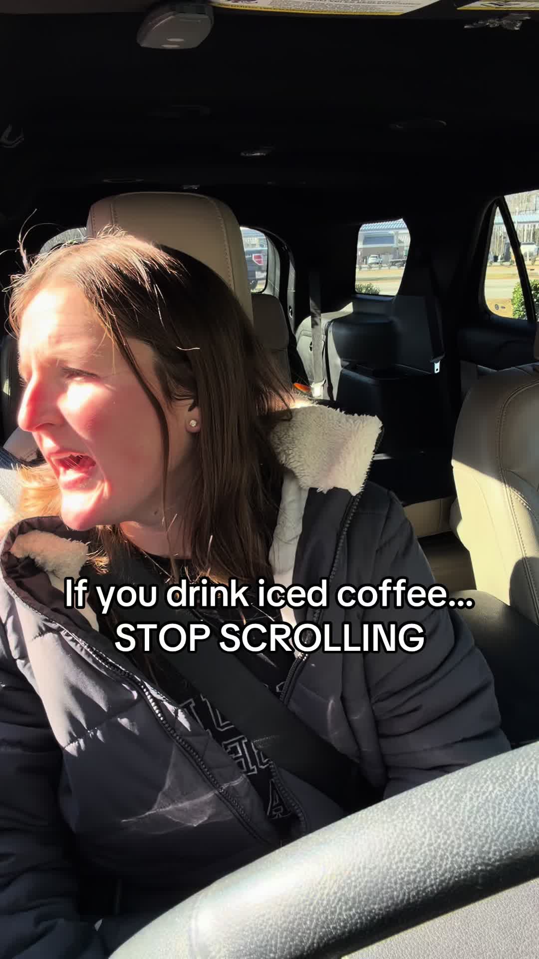 TikTok post by @alannaparker76 for FrostBuddy. Caption reads: Keeps ice in your drink for 24 hours! #frostbuddy....