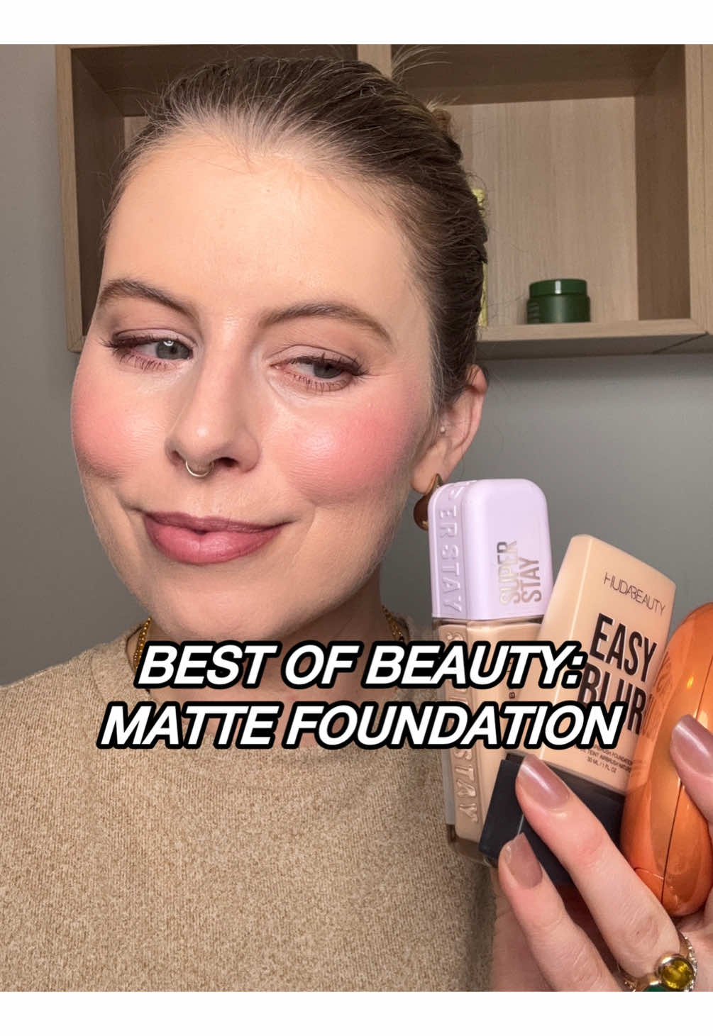 TikTok post by @itsmakeupbymelissam for TIRTIR. Caption reads: What category should I do next?? @TIRTIR Inc. .