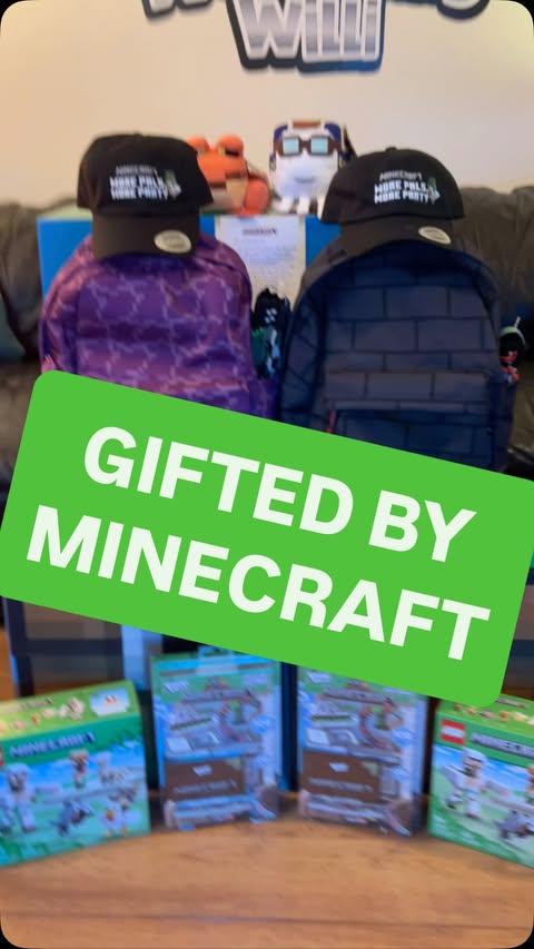 Instagram post by @worthandwilli for Minecraft. Caption reads: We worked with Minecraft as a partner and they....