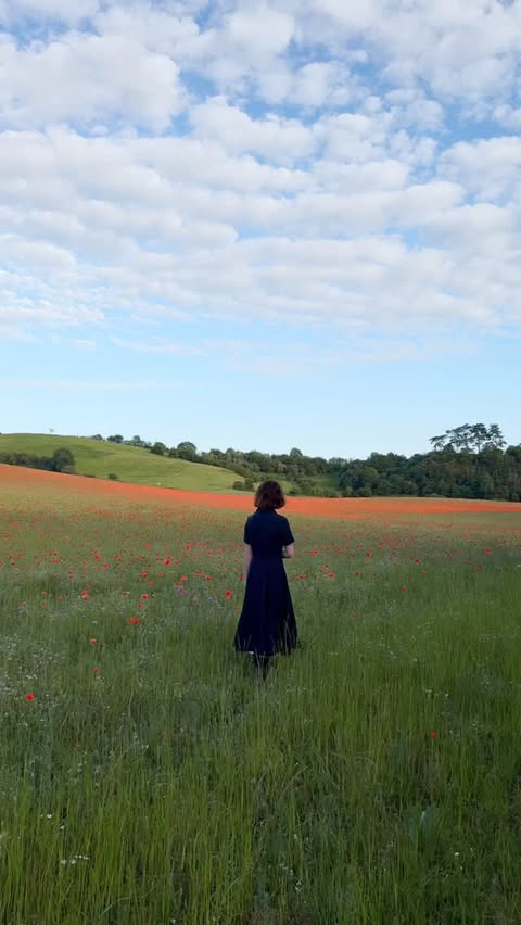 Instagram post by @foxglove_and_ivy for Son de Flor. Caption reads: I found the poems in the fields And only wrote....
