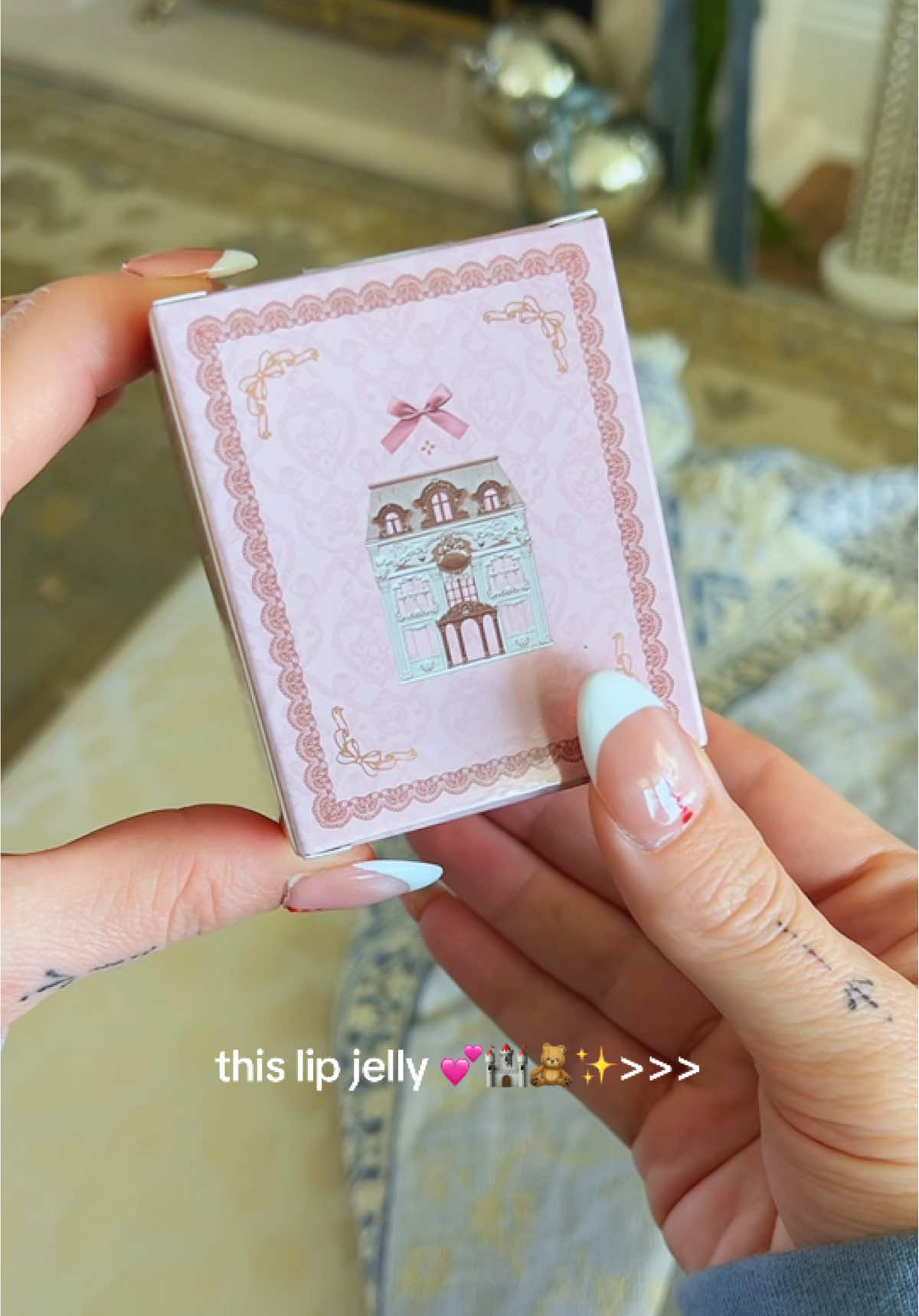 TikTok post by @sincerely.sarahandharry for Flower Knows. Caption reads: 💗✨ The prettiest lip jelly @Flower Knows Makeup ....