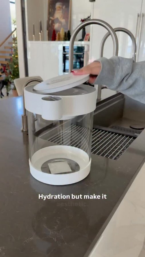 Instagram post by @tiffanyallison7 for Waterdrop Filter. Caption reads: [...] every sip. 💧 From Nov 20 to Dec 1,....