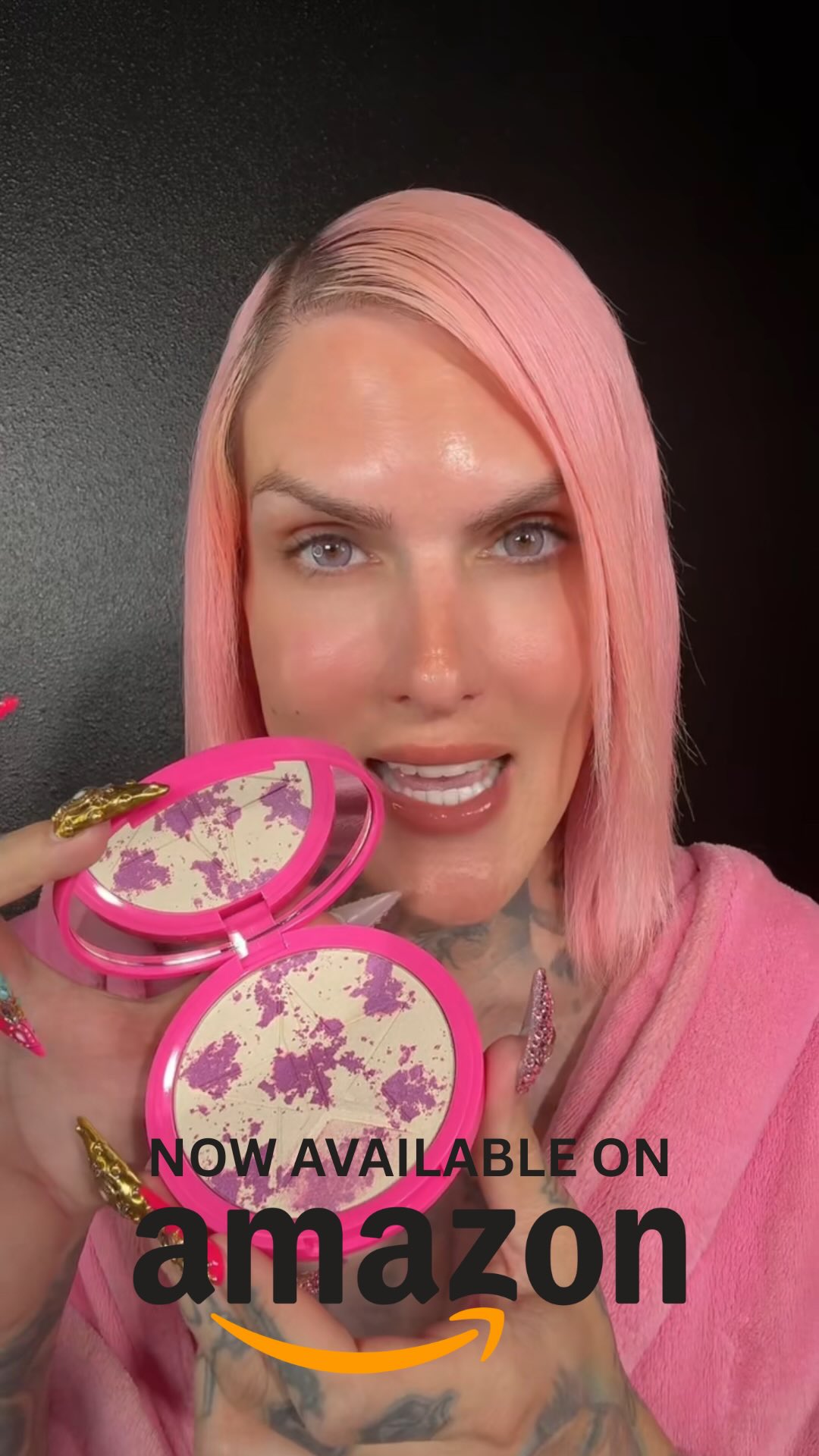 Instagram post by @jeffreestar for Jeffree Star Cosmetics. Caption reads: ✨ BIG NEWS! ✨ Jeffree Star Cosmetics products are....