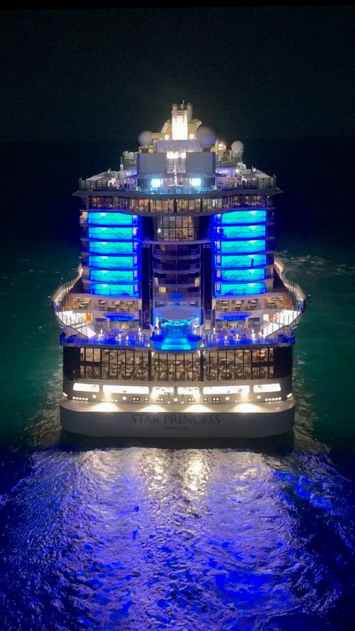 Instagram post by @sensationalcruises for Princess Cruises. Caption reads: A new Star shines in the seas around the world:....