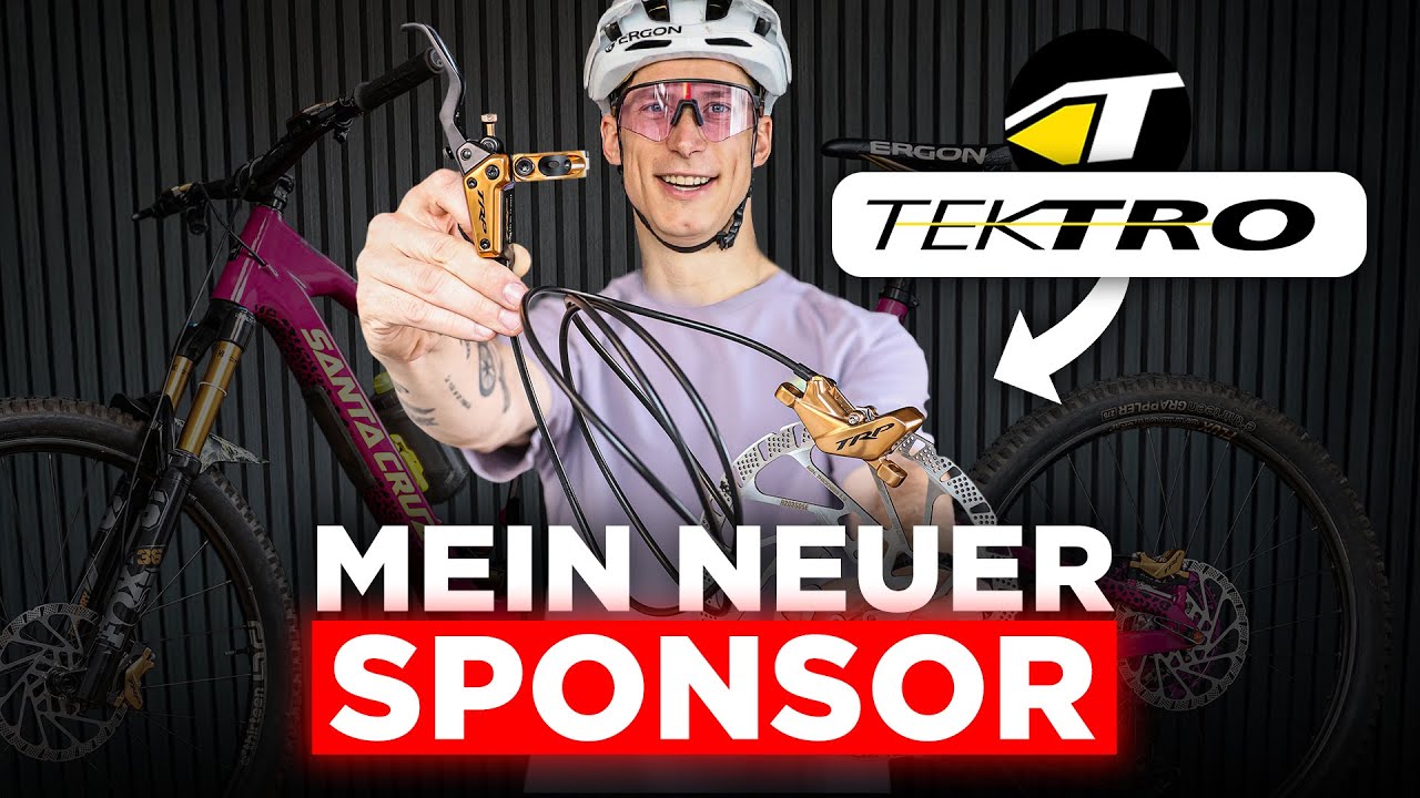 YouTube post by @jauchjasper for Crankbrothers. Caption reads: My NEW SPONSOR 2026 | Jasper Jauch.