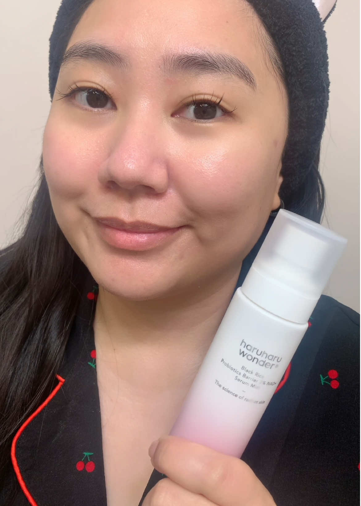 TikTok post by @hazeltan146 for Picky. Caption reads: [...] #probiotics #serummist #kbeauty @Picky....