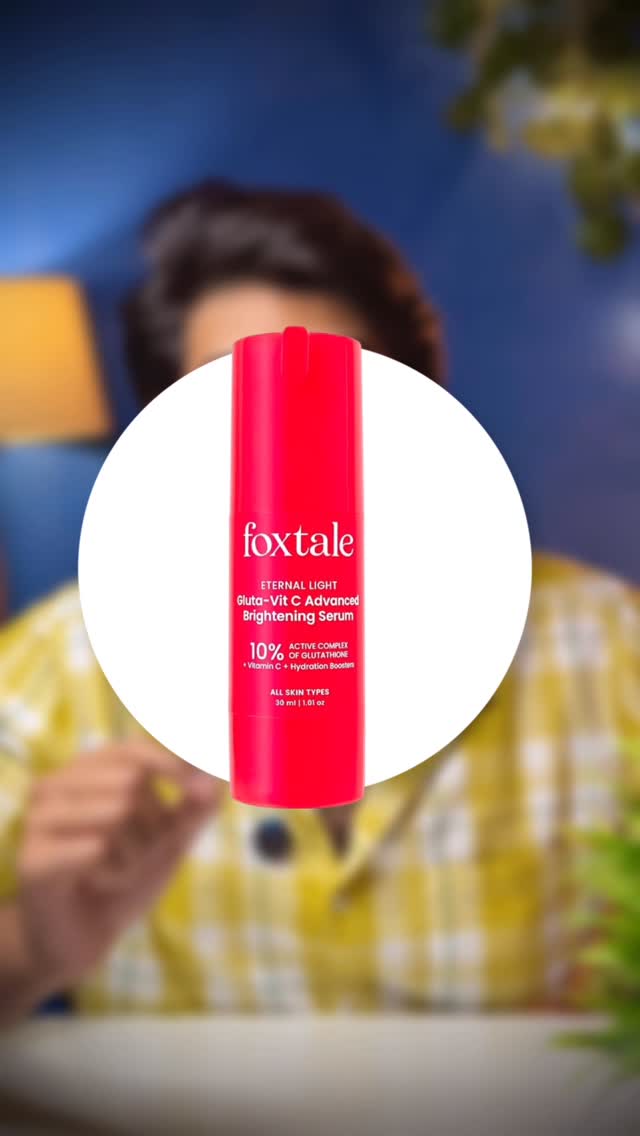 Instagram post by @mens__fashion_vibes for Foxtale. Caption reads: Solution for your skin concerns 
@foxtale.