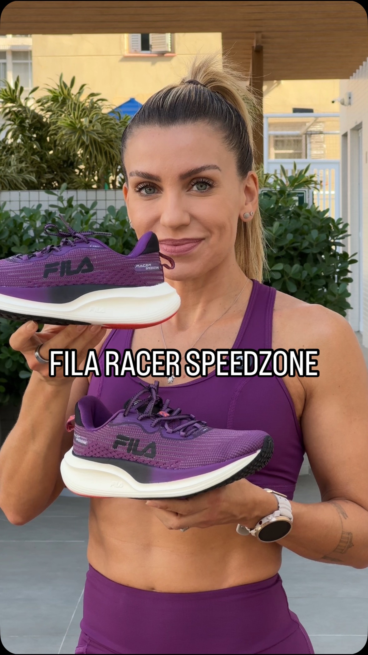 Instagram post by @teniscerto for Fila. Caption reads: Se tivesse que escolher SÓ UM tênis da @filabr?....