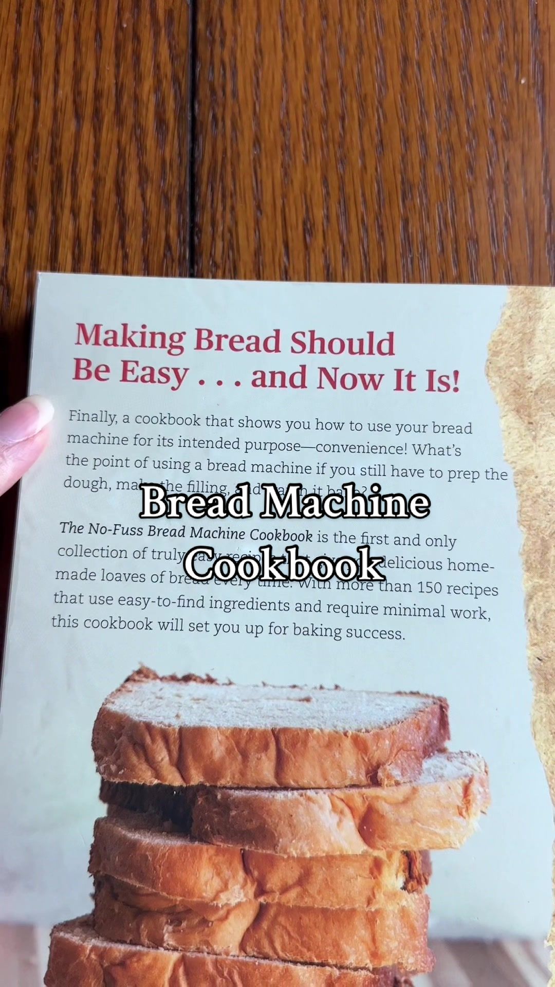 TikTok post by @the.bread.and.butter for Book & Mortar. Caption reads: [...] #homemadebread #bread #cookathome @Book &....