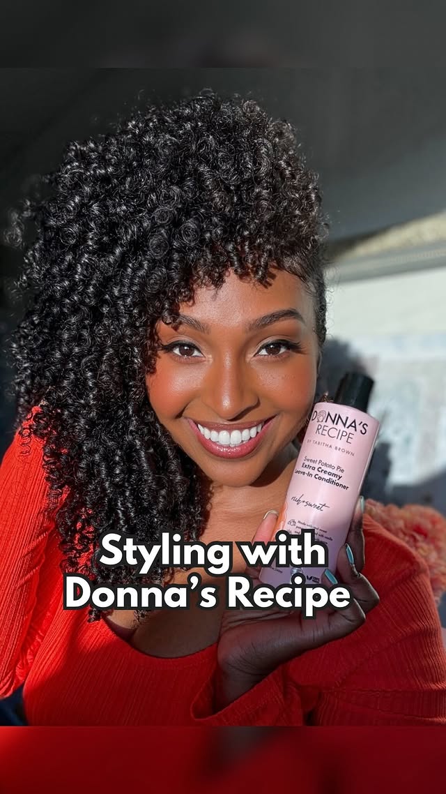Instagram post by @brandirell for Donna’s Recipe. Caption reads: [...] I’ve got great news! Tabitha Brown’s....