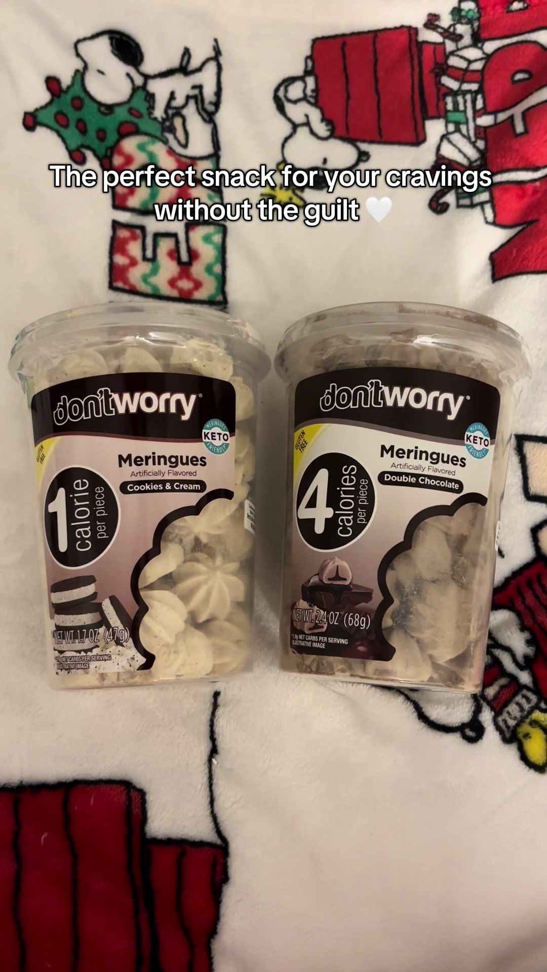 TikTok post by @skylartownsend for dontworrysnacks. Caption reads: [...] in your mouth 🤤 @dontworry snacks....