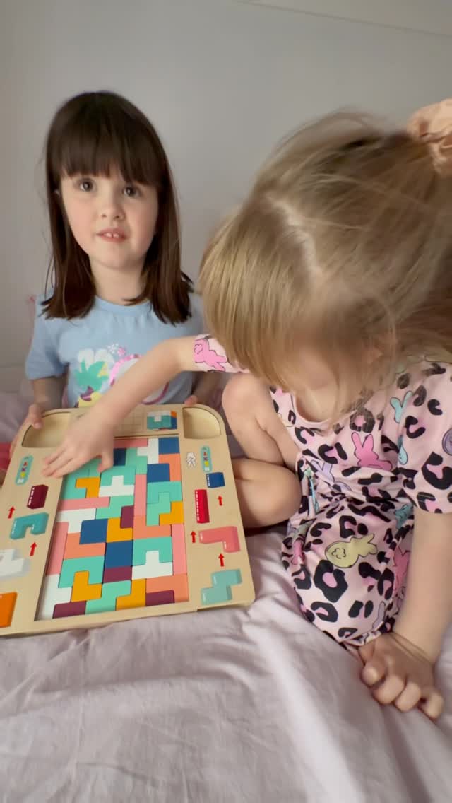 Instagram post by @the_vickers_girls_ for Montessori Generation. Caption reads: ✨ Unboxing fun with a Montessori twist ✨
The girls....