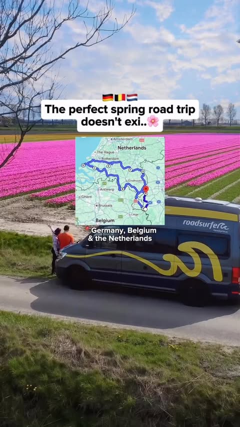 Instagram post by @hesaidorshesaid for roadsurfer. Caption reads: [...] other activities much easier 🥰 Plus....