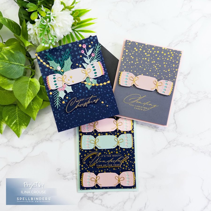 Instagram post by @yana.smakula for Spellbinders Paper Arts. Caption reads: Ad post: The other day had fun playing with some....