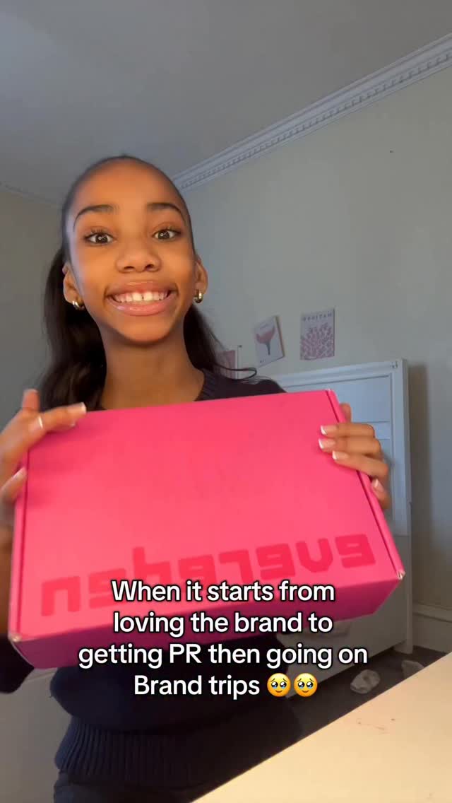 Instagram post by @missmadison.rae for Evereden. Caption reads: EVEREDEN 🥹🩷!! I am so grateful!! THANK YOU GUYS....