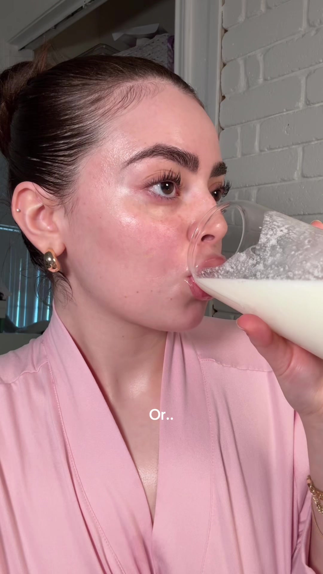 TikTok post by @monamakeupdoll for Haruharu Wonder. Caption reads: Glass skin kinda day ✨ Currently obsessed with the....