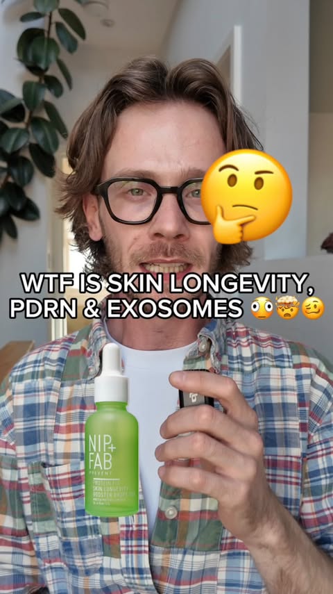 Instagram post by @granttdonaldson for NIP+FAB. Caption reads: ad ‘Skin longevity’ started doing the rounds at....