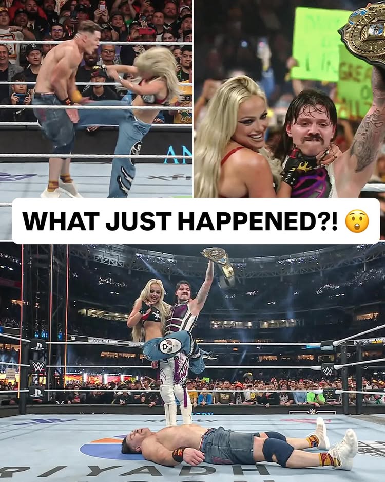 Instagram post by @yaonlylivvonce for ESPN. Caption reads: LIV MORGAN PULLED THE UNO REVERSE ON JOHN CENA....