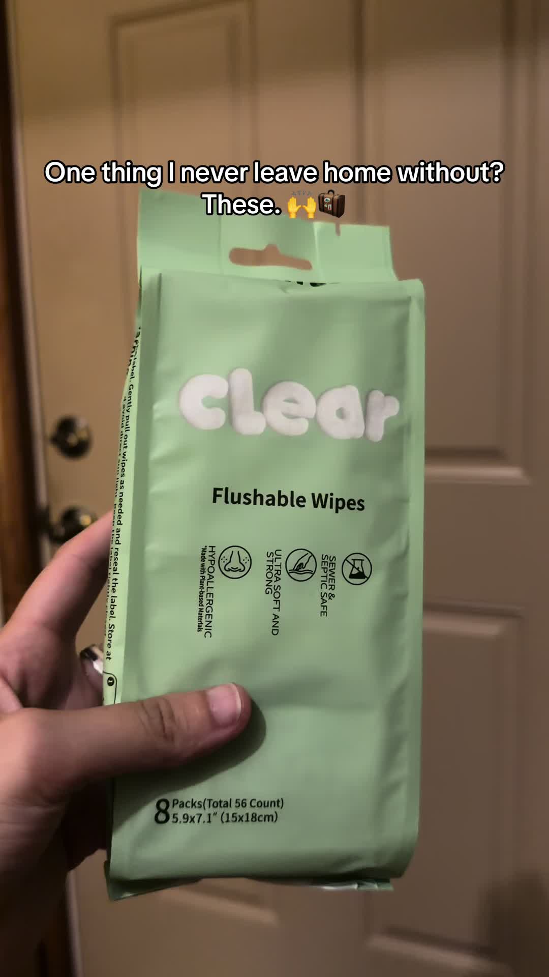 TikTok post by @janicerega9 for Unifree US. Caption reads: [...] #TravelHacks #GymBagEssentials @UnifreeUS.