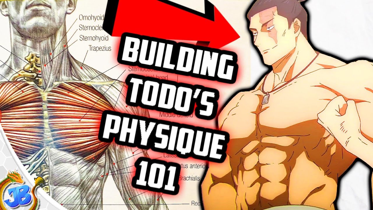 YouTube post by @JaxBlade for Immieats. Caption reads: How To Get Aoi Todo's GIGACHAD MUSCLE Body (IN....
