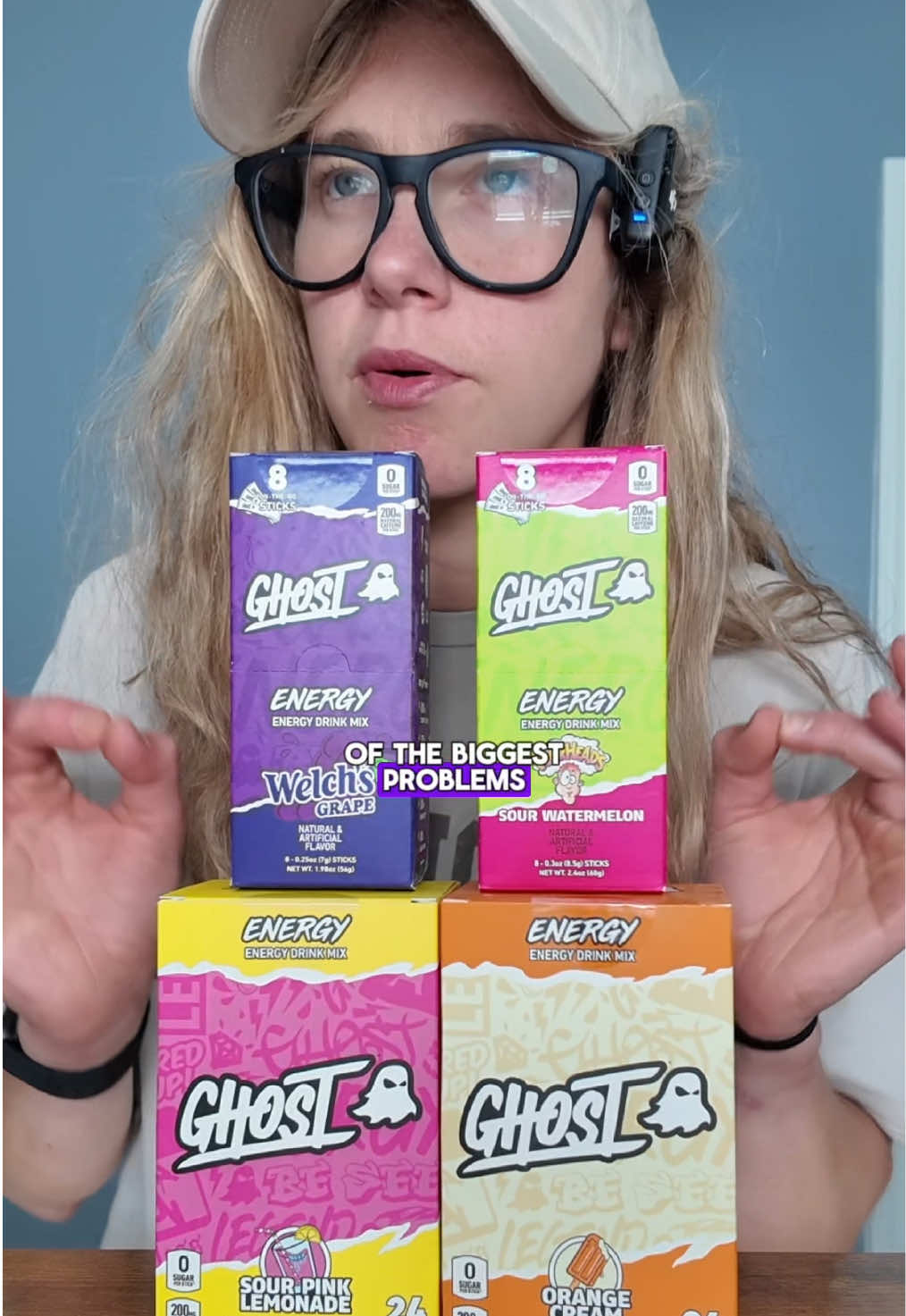 TikTok post by @priceplow for GHOST® Energy. Caption reads: @GHOST® Energy ANYWHERE 🥹 What a time to be....