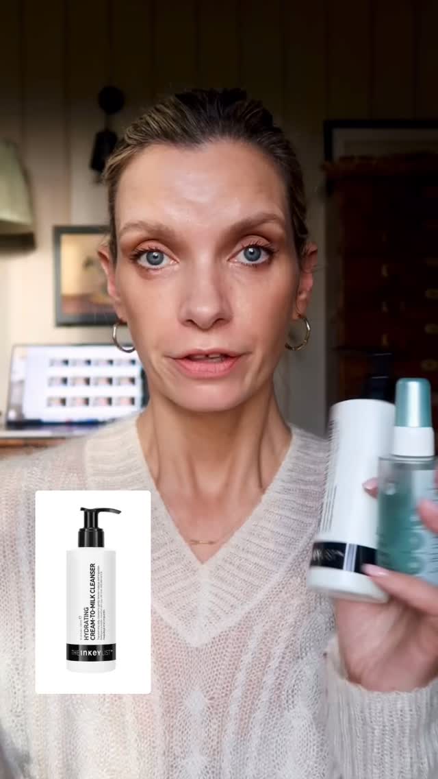 Instagram post by @ruthcrilly for Theinkeylist. Caption reads: Three little unrelated beauty discoveries that....