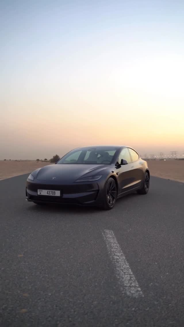 Instagram post by @drivewithomar for Tesla. Caption reads: Tesla Model 3 Performance #Tesla
@teslamotors.