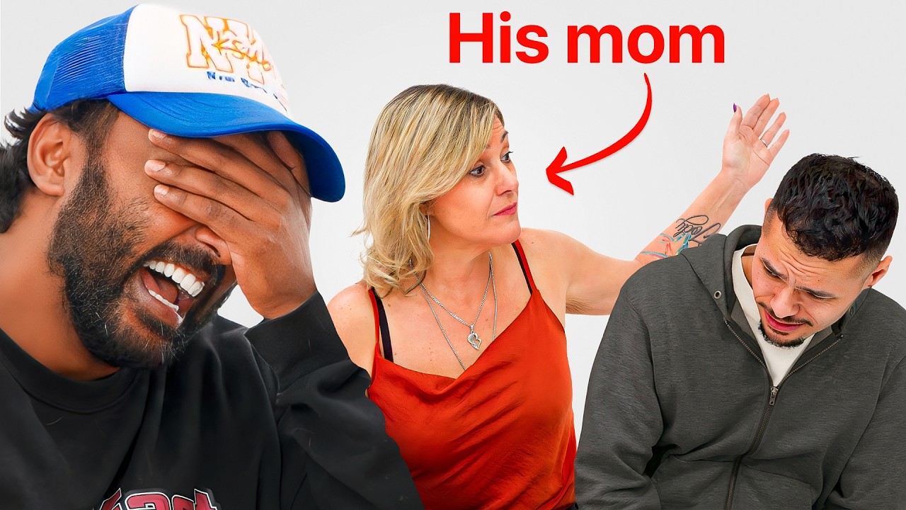 YouTube post by @yeahmadtv for FÜM. Caption reads: Yo Mama Jokes In Front Of Moms… And Their Kids.