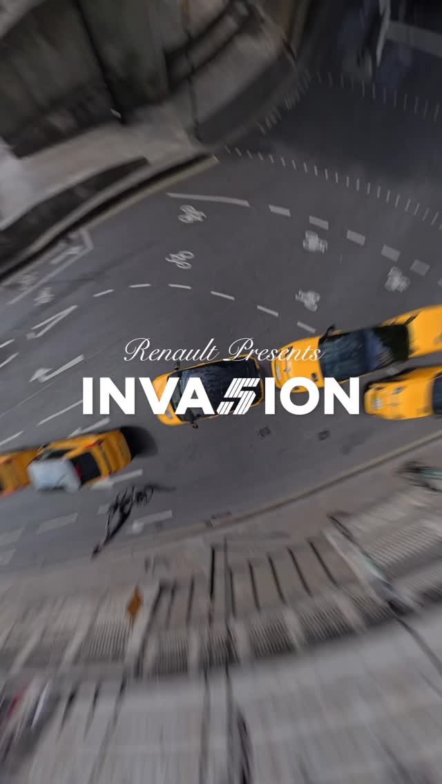 Instagram post by @zachlower for Renault. Caption reads: AD Popped into London with my favourite French car....