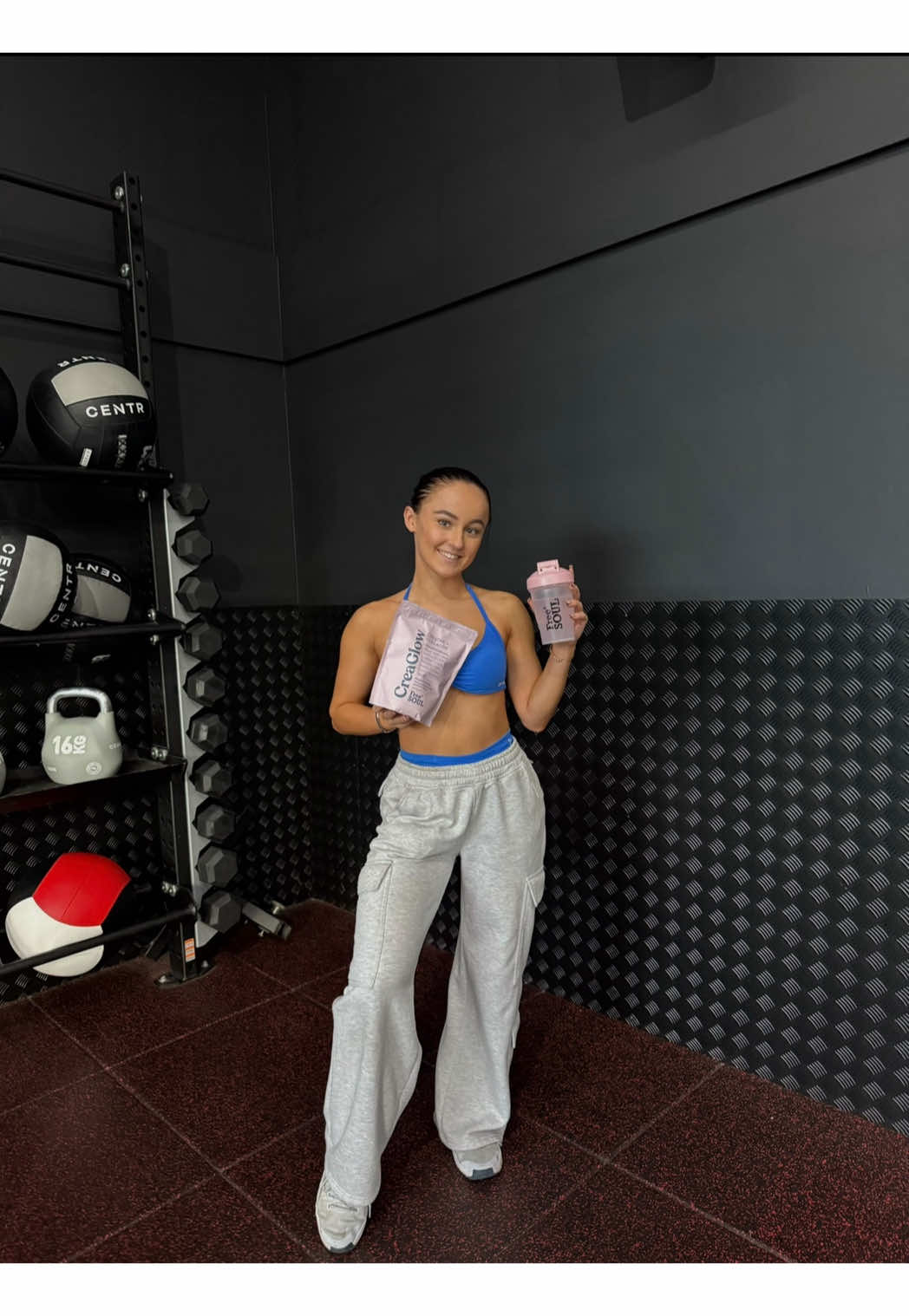 TikTok post by @lucefowdon for Free Soul. Caption reads: A product I swear by @Free Soul Creaglow ✨....