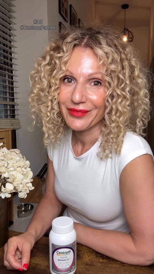 Instagram post by @lisatandthecity for Centrum. Caption reads: Not every morning is perfect. But showing up for....