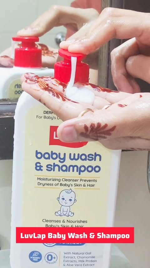 Instagram post by @mummaspot for LuvLap. Caption reads: Gentle care for delicate skin 🫶 with @luvlap.in....