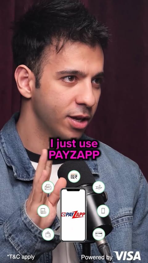 Instagram post by @untriggeredpodcast for HDFC Bank. Caption reads: [...] be a rich dad w/ PayZapp 🤑 #PayZapp....
