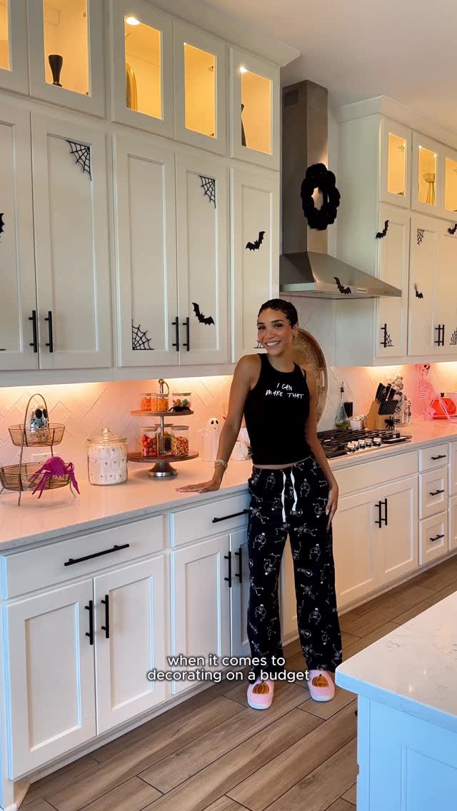 Instagram post by @ravenelyse for Five Below. Caption reads: Proof that you don’t need a big spooky budget to....