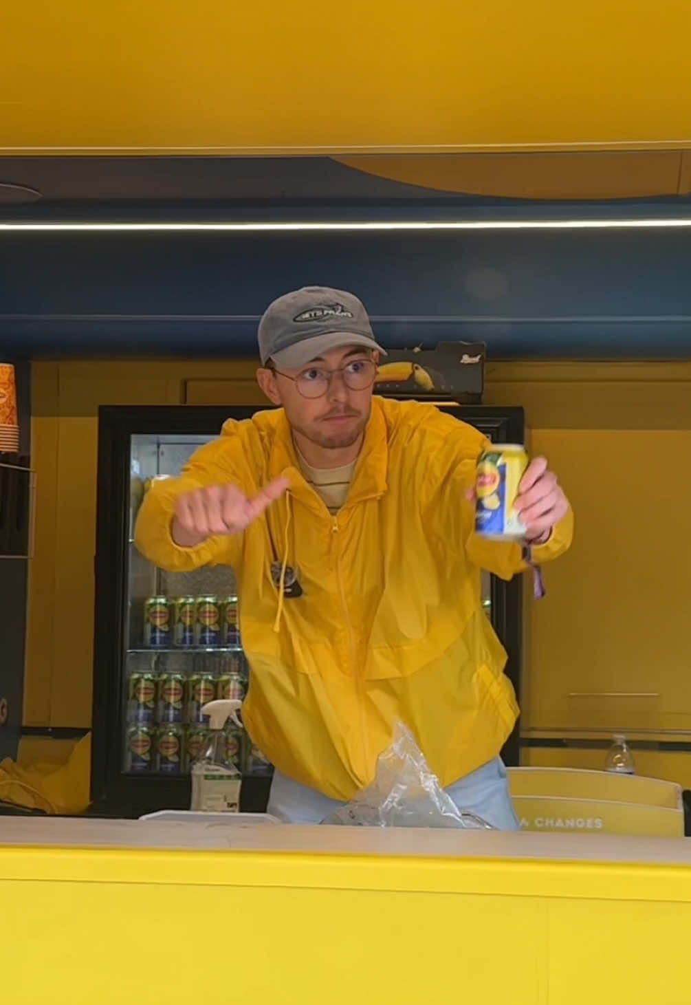 TikTok post by @_adammcg for Lipton Ice Tea Switzerland. Caption reads: Ad. How social media and @liptonicetea is always....
