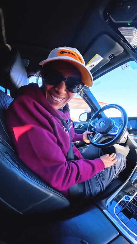 Instagram post by @nicolejohnsonoffroad for Continental Tire. Caption reads: My competition face is so fierce 😂 but I was....