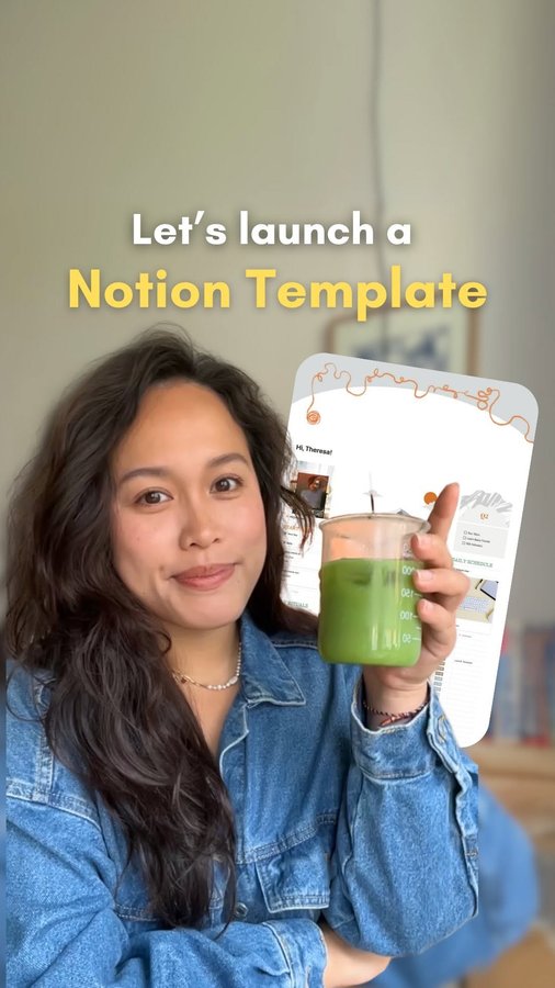 Instagram post by @theresa.notes for Podia. Caption reads: [...] digital products? Then, check out Podia,....