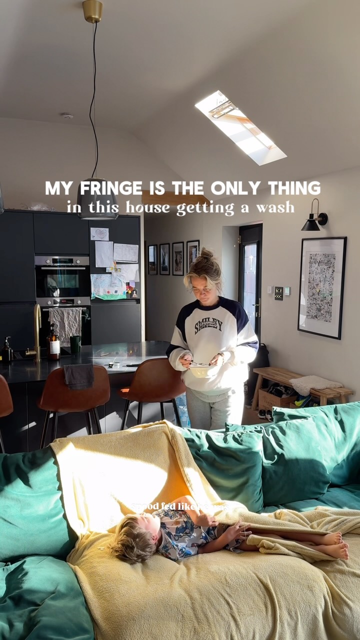 Instagram post by @aimeegetsoutside for Protein Works. Caption reads: mushroom coffee that tastes like hot chocolate?....