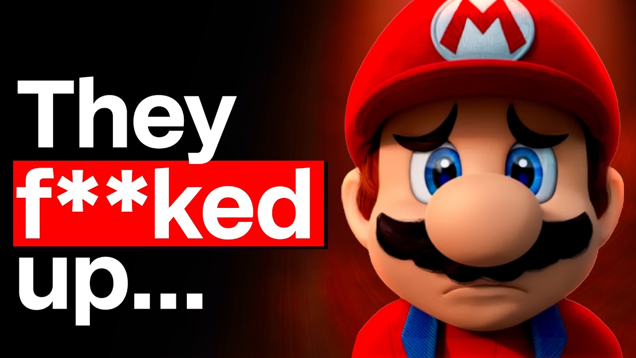 YouTube post by @BellularNews for Storyblocks. Caption reads: Nintendo Seemed Unstoppable. Until Today..