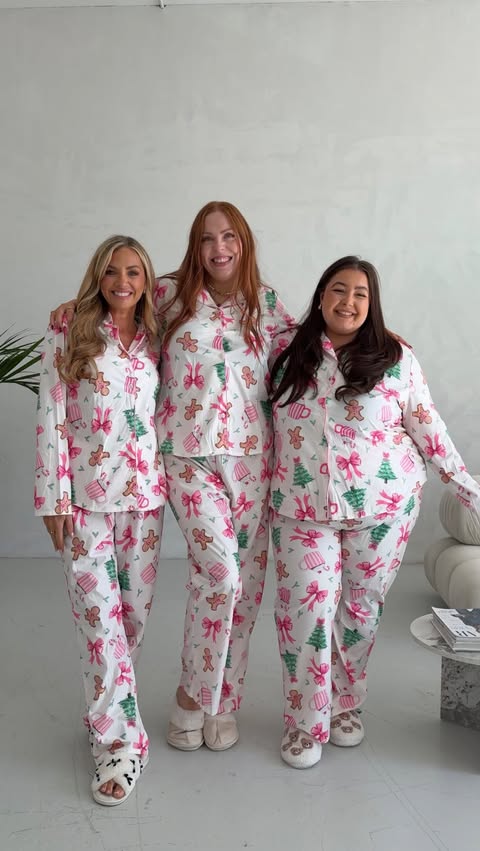 Instagram post by @laurajfarr for Peacocks. Caption reads: [...] Pyjamas before they sell out 🎄....