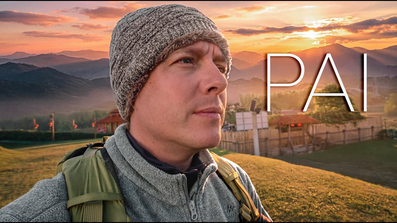 YouTube post by @PaddyDoyle. for Squarespace. Caption reads: People Say PAI in Thailand Is Overrated 🇹🇭....