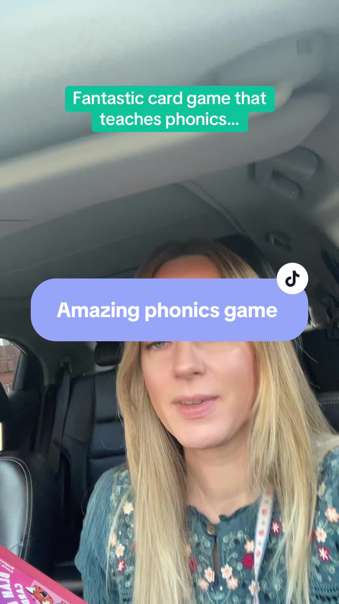 TikTok post by @mrs_j_primary for Mrs Wordsmith. Caption reads: This card game is really entertaining and perfect....