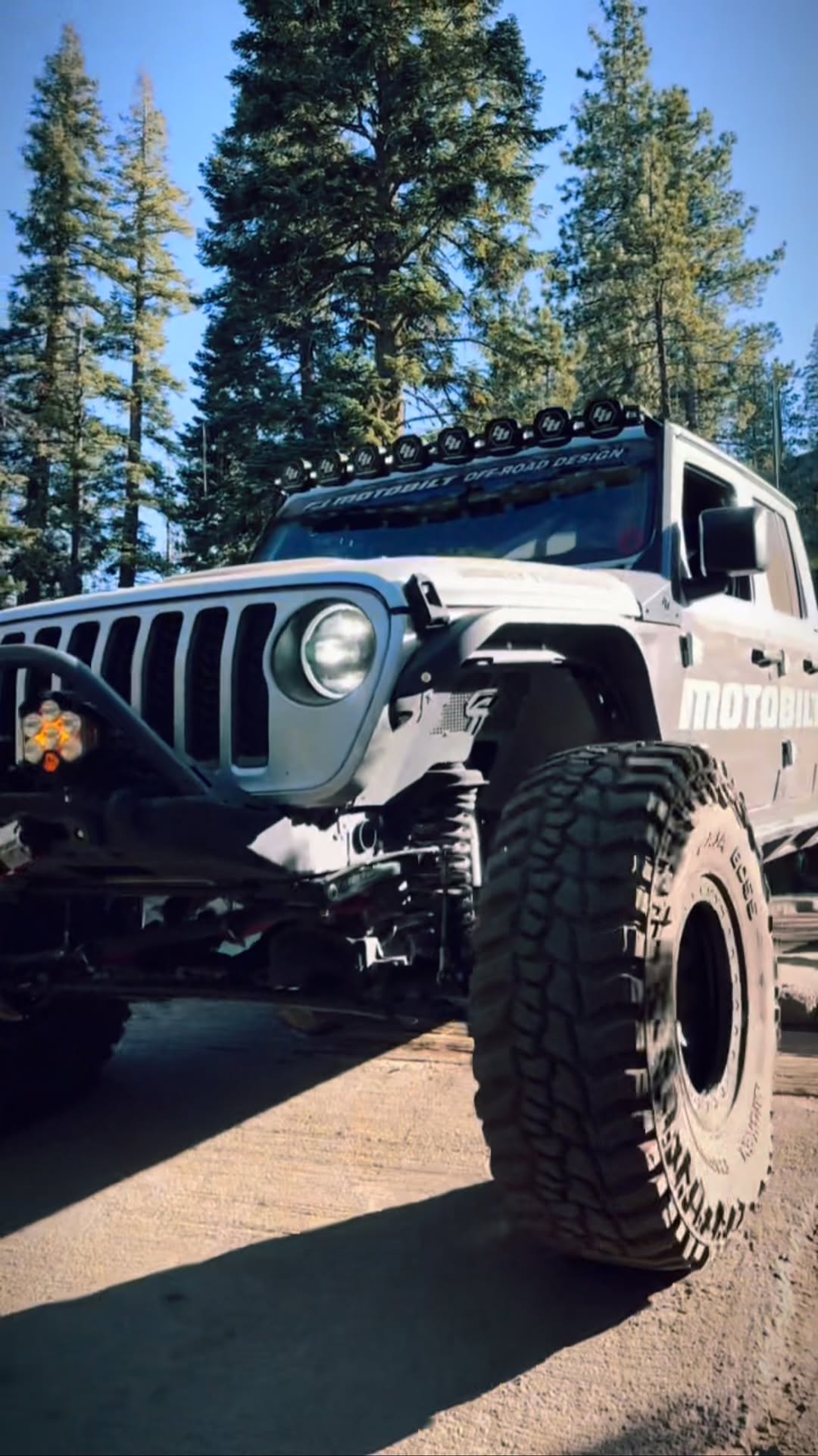 Instagram post by @aaron_skidsthelj for Motobilt. Caption reads: While Aaron and the crew are making the long haul....