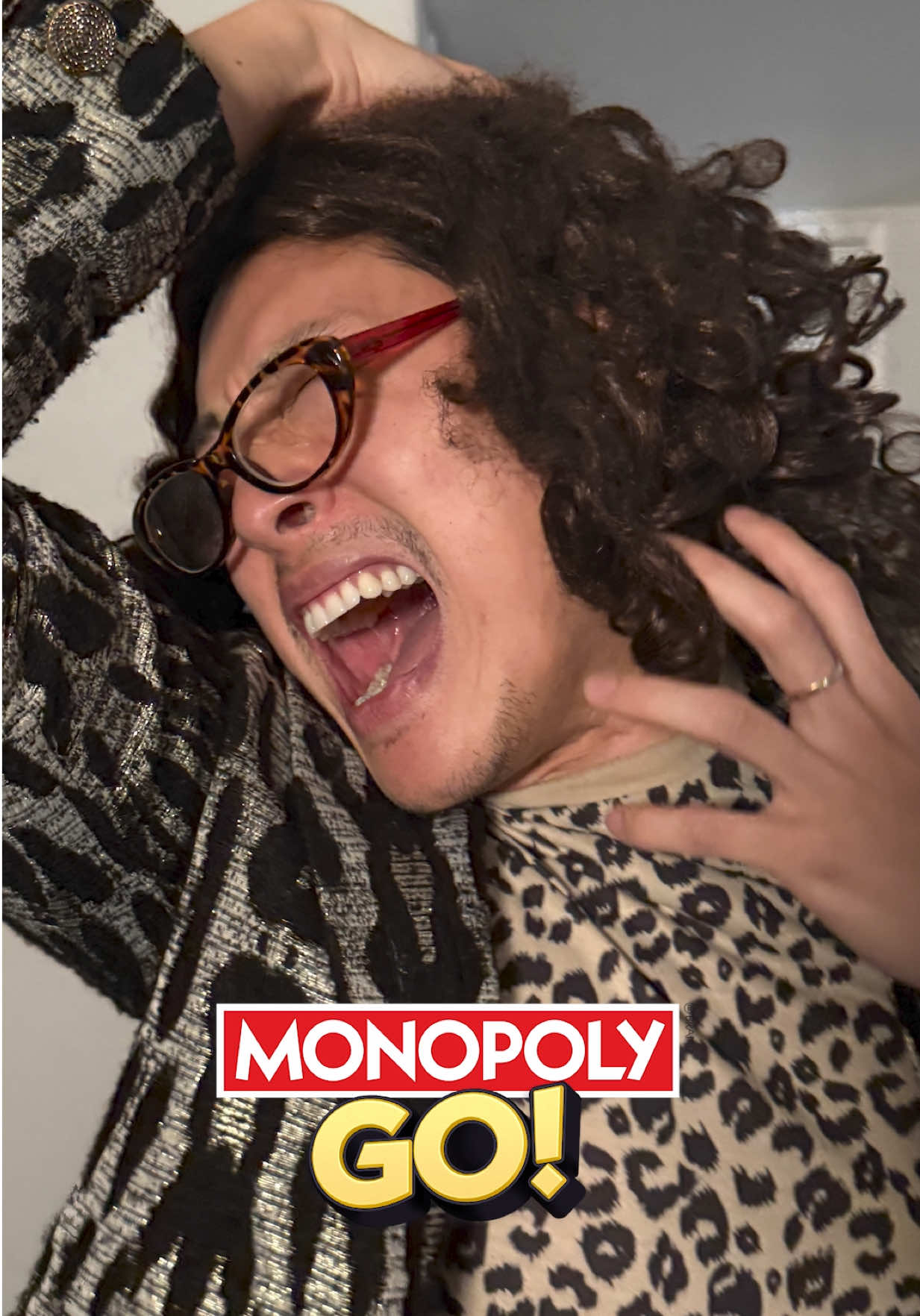 TikTok post by @yjmoonie for MONOPOLY GO!. Caption reads: [...] Leigh page for part 2! #ad #monopoly....