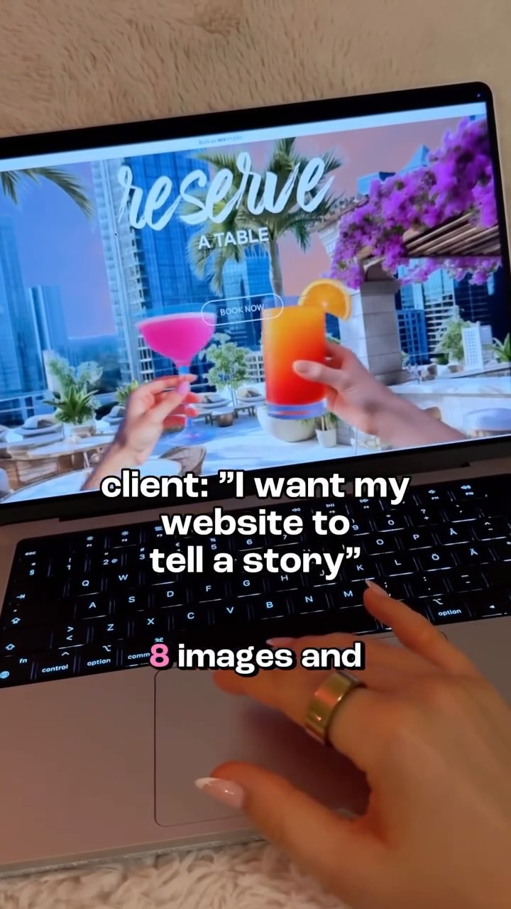 Instagram post by @online.by.annie for Wix Studio. Caption reads: Comment YES and I’ll send you a PDF with....